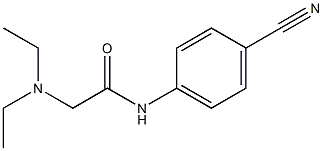 N-(4-cyanophenyl)-2-(diethylamino)acetamide Struktur