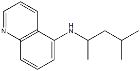 N-(4-methylpentan-2-yl)quinolin-5-amine Struktur