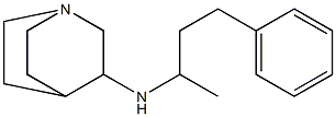 N-(4-phenylbutan-2-yl)-1-azabicyclo[2.2.2]octan-3-amine Struktur