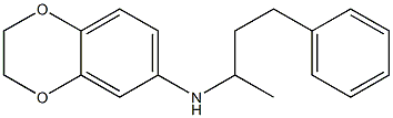 N-(4-phenylbutan-2-yl)-2,3-dihydro-1,4-benzodioxin-6-amine Struktur