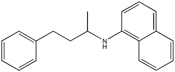 N-(4-phenylbutan-2-yl)naphthalen-1-amine Struktur