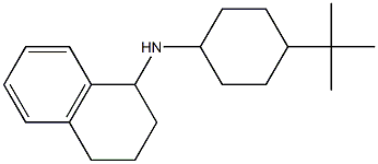 N-(4-tert-butylcyclohexyl)-1,2,3,4-tetrahydronaphthalen-1-amine Struktur