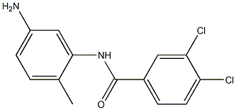 N-(5-amino-2-methylphenyl)-3,4-dichlorobenzamide Struktur