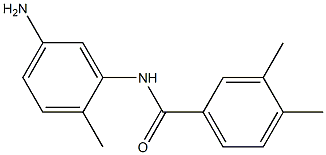 N-(5-amino-2-methylphenyl)-3,4-dimethylbenzamide Struktur