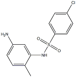 N-(5-amino-2-methylphenyl)-4-chlorobenzenesulfonamide Struktur