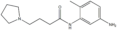 N-(5-amino-2-methylphenyl)-4-pyrrolidin-1-ylbutanamide Struktur