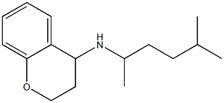 N-(5-methylhexan-2-yl)-3,4-dihydro-2H-1-benzopyran-4-amine Struktur