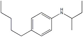 N-(butan-2-yl)-4-pentylaniline Struktur