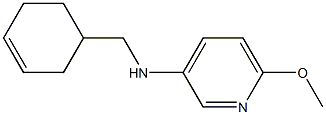 N-(cyclohex-3-en-1-ylmethyl)-6-methoxypyridin-3-amine Struktur