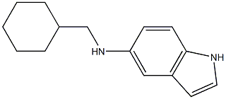 N-(cyclohexylmethyl)-1H-indol-5-amine Struktur