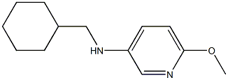 N-(cyclohexylmethyl)-6-methoxypyridin-3-amine Struktur