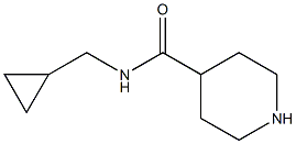 N-(cyclopropylmethyl)piperidine-4-carboxamide Struktur