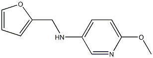 N-(furan-2-ylmethyl)-6-methoxypyridin-3-amine Struktur