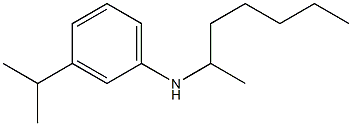 N-(heptan-2-yl)-3-(propan-2-yl)aniline Struktur