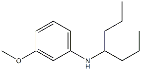 N-(heptan-4-yl)-3-methoxyaniline Struktur