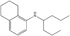 N-(heptan-4-yl)-5,6,7,8-tetrahydronaphthalen-1-amine Struktur