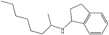 N-(octan-2-yl)-2,3-dihydro-1H-inden-1-amine Struktur