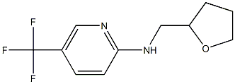 N-(oxolan-2-ylmethyl)-5-(trifluoromethyl)pyridin-2-amine Struktur