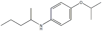 N-(pentan-2-yl)-4-(propan-2-yloxy)aniline Struktur