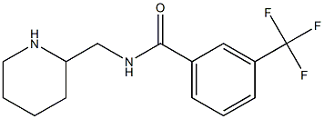 N-(piperidin-2-ylmethyl)-3-(trifluoromethyl)benzamide Struktur