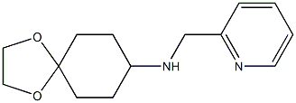 N-(pyridin-2-ylmethyl)-1,4-dioxaspiro[4.5]decan-8-amine Struktur