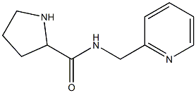 N-(pyridin-2-ylmethyl)pyrrolidine-2-carboxamide Struktur