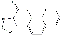 N-(quinolin-8-yl)pyrrolidine-2-carboxamide Struktur