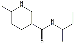 N-(sec-butyl)-6-methylpiperidine-3-carboxamide Struktur