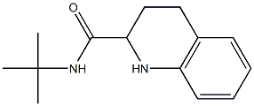 N-(tert-butyl)-1,2,3,4-tetrahydroquinoline-2-carboxamide Struktur