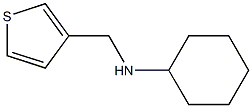 N-(thiophen-3-ylmethyl)cyclohexanamine Struktur