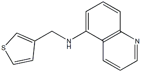 N-(thiophen-3-ylmethyl)quinolin-5-amine Struktur