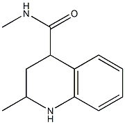 N,2-dimethyl-1,2,3,4-tetrahydroquinoline-4-carboxamide Struktur