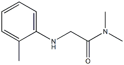 N,N-dimethyl-2-[(2-methylphenyl)amino]acetamide Struktur