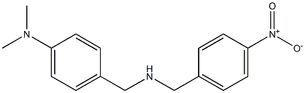 N,N-dimethyl-4-({[(4-nitrophenyl)methyl]amino}methyl)aniline Struktur