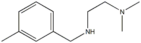 N,N-dimethyl-N'-(3-methylbenzyl)ethane-1,2-diamine Struktur