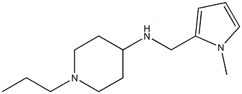 N-[(1-methyl-1H-pyrrol-2-yl)methyl]-1-propylpiperidin-4-amine Struktur