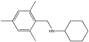 N-[(2,4,6-trimethylphenyl)methyl]cyclohexanamine Struktur