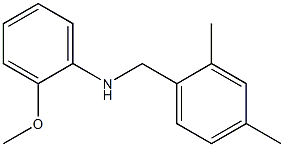 N-[(2,4-dimethylphenyl)methyl]-2-methoxyaniline Struktur