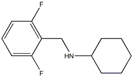 N-[(2,6-difluorophenyl)methyl]cyclohexanamine Struktur