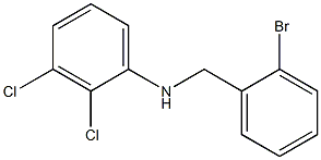 N-[(2-bromophenyl)methyl]-2,3-dichloroaniline Struktur