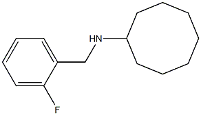 N-[(2-fluorophenyl)methyl]cyclooctanamine Struktur