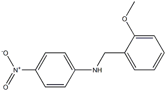 N-[(2-methoxyphenyl)methyl]-4-nitroaniline Struktur