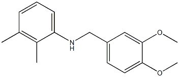 N-[(3,4-dimethoxyphenyl)methyl]-2,3-dimethylaniline Struktur