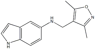 N-[(3,5-dimethyl-1,2-oxazol-4-yl)methyl]-1H-indol-5-amine Struktur