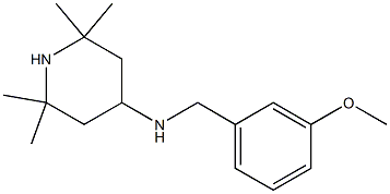 N-[(3-methoxyphenyl)methyl]-2,2,6,6-tetramethylpiperidin-4-amine Struktur