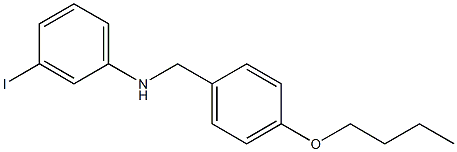 N-[(4-butoxyphenyl)methyl]-3-iodoaniline Struktur