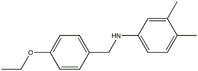 N-[(4-ethoxyphenyl)methyl]-3,4-dimethylaniline Struktur