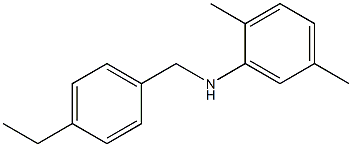 N-[(4-ethylphenyl)methyl]-2,5-dimethylaniline Struktur