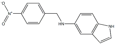 N-[(4-nitrophenyl)methyl]-1H-indol-5-amine Struktur