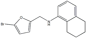 N-[(5-bromofuran-2-yl)methyl]-5,6,7,8-tetrahydronaphthalen-1-amine Struktur